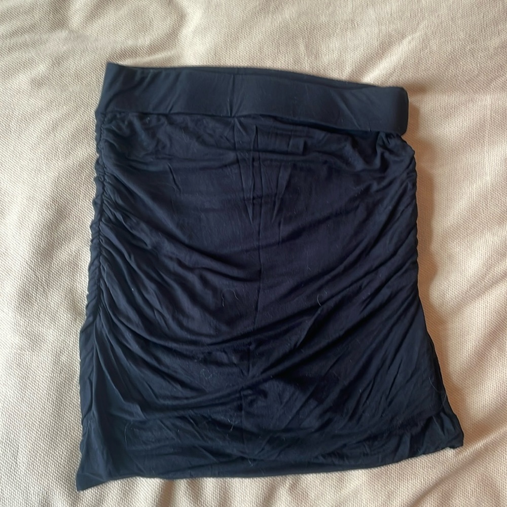 Banana Republic ruched mini skirt